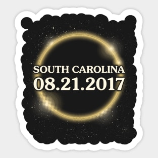 Solar Eclipse August 2017 South Carolina Sticker